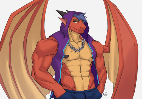 Sebin looking aloof (but chill) by Usurp