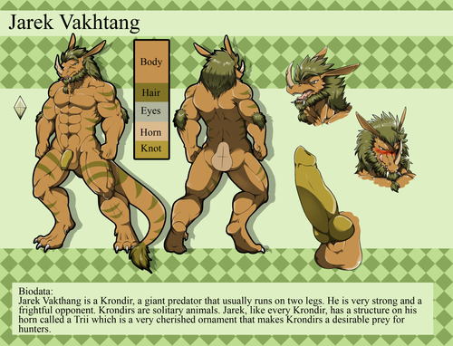 Jarek Ref Sheet by Alpha Moonlight