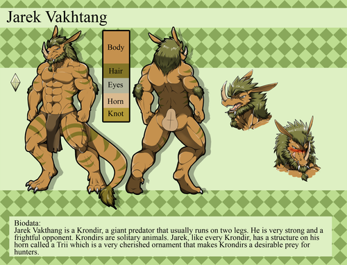 Jarek Ref Sheet by Alpha Moonlight