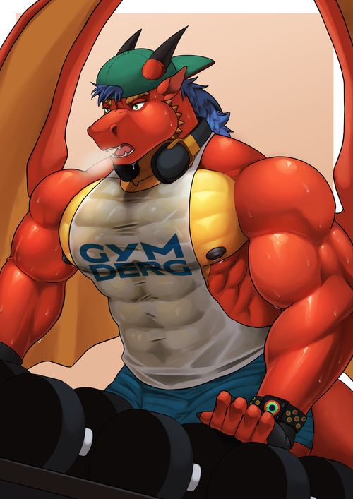 Sebin after a heavy sesh by Rei