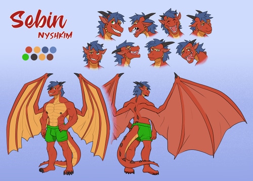 Sebin Ref Sheet by draftgon