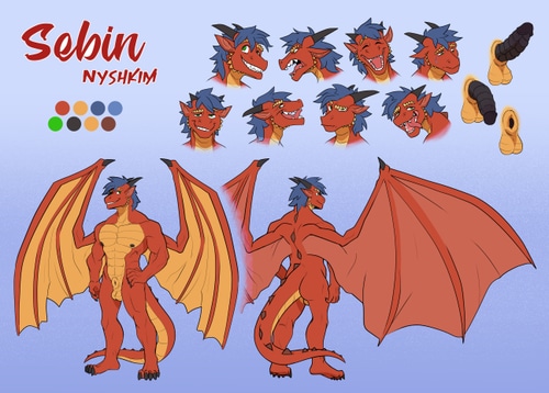 Sebin Ref Sheet by draftgon